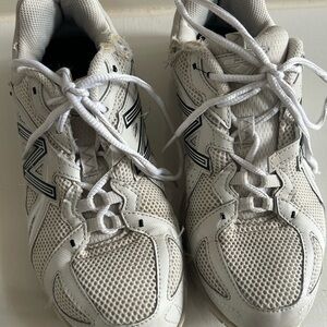 New Balance White and Black Women's Sneakers